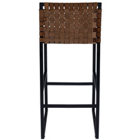 Thumbnail for 5445344 Butler Industrial Chic Bar Stool Brown Woven