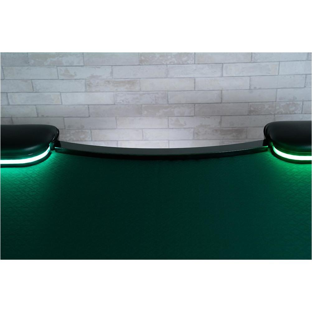 BBO Aces Pro Alpha Poker Table Green Speed Suit Dealer Cut