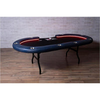 Thumbnail for BBO Aces Pro Alpha Poker Table custom with poker chips and cup holder