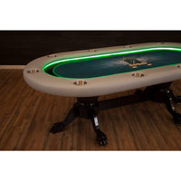 Thumbnail for BBO Elite Alpha LED Poker Table Custom black heritage1