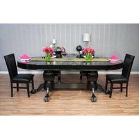 Thumbnail for BBO Elite Alpha LED Poker Table Dining Set