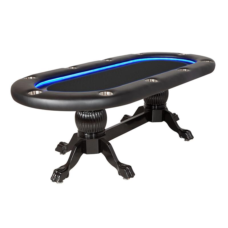 BBO Elite Alpha LED Poker Table Speed Suit Black