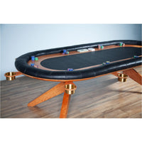 Thumbnail for BBO Franklin Poker Table Cherry Wood Leg