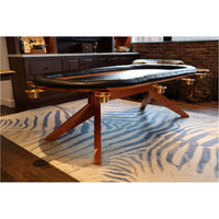 Thumbnail for BBO Franklin Poker Table Vegan Leather Surface