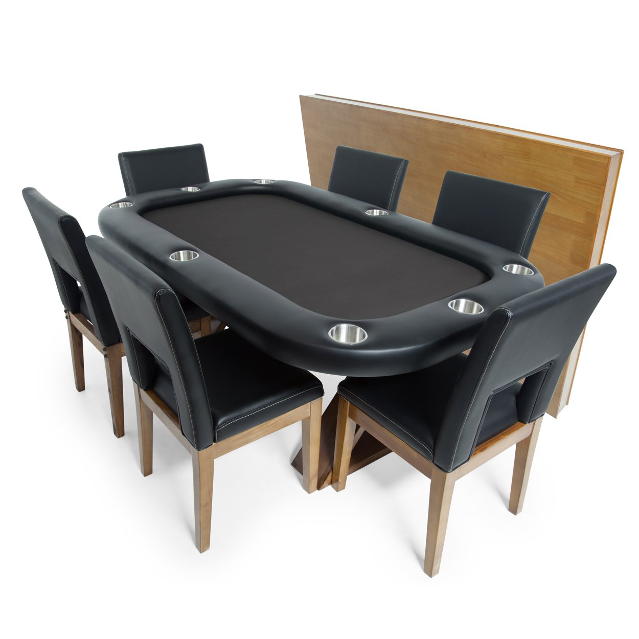 BBO Helmsley Full Armrest Black Sets Table Dining Top and Chairs