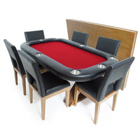 Thumbnail for BBO Helmsley Full Armrest Red Sets Table Dining Top and Chairs