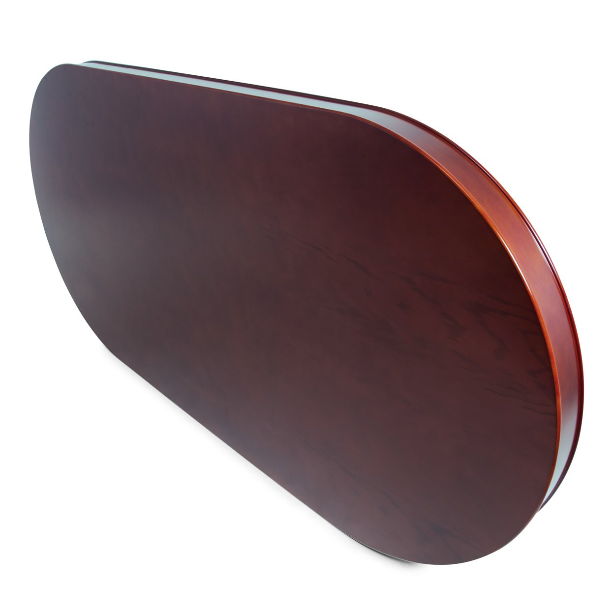 BBO Poker Table Oval Top Mahogany