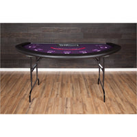 Thumbnail for BBO Poker Tables Blackjack Pro Folding Table Custom Surface