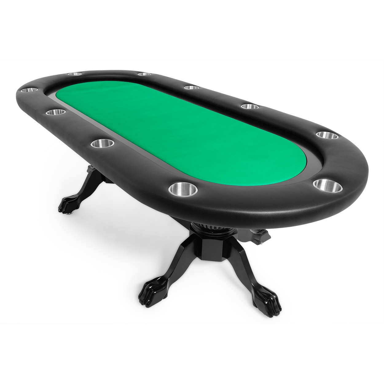 BBO THE ELITE POKER TABLE GREEN VELVETEEN