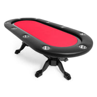 Thumbnail for BBO THE ELITE POKER TABLE RED VELVETEEN