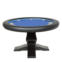 Thumbnail for BBO The Ginza LED Poker Table Blue Velveteen Cloth