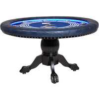 Thumbnail for BBO The Ginza LED Poker Table Custom Blue Arm Rest