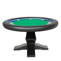 Thumbnail for BBO The Ginza LED Poker Table Green Velveteen Cloth