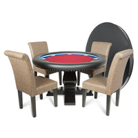 Thumbnail for BBO The Ginza LED Poker Table Red Speed Cloth Dining Set