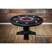 Thumbnail for BBO The Nighthawk Poker Table Custom Design Melvin leg LOTR Fire