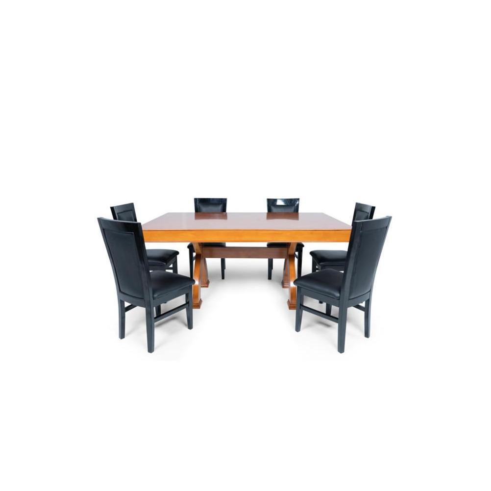 BBO X2 Mini Dining Table Classic Cherry With BBO Classic Chairs