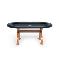 Thumbnail for BBO X2 Mini Poker Table Cherry Full Armrest Speed Suit Black