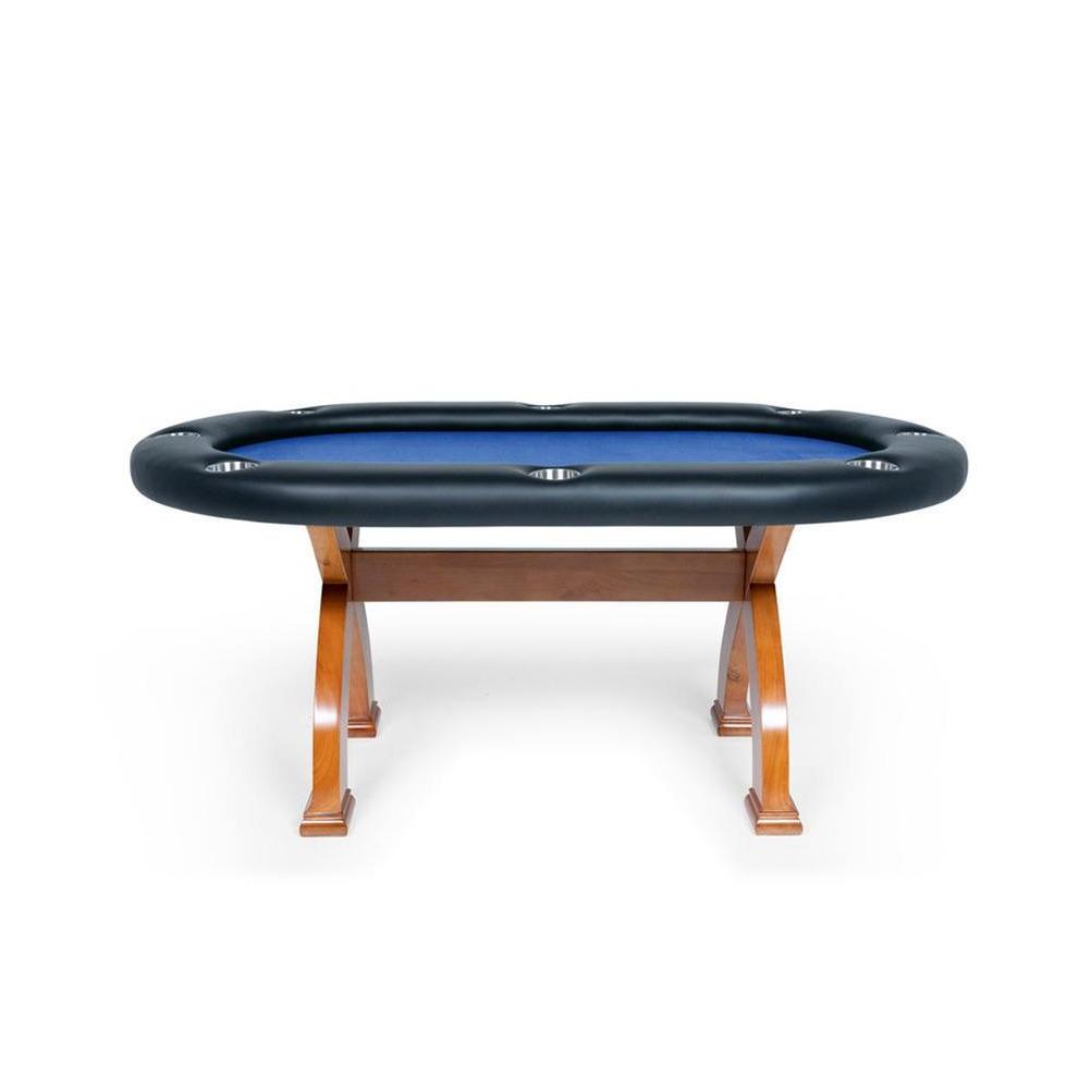 BBO X2 Mini Poker Table Cherry Full Armrest Speed Suit Blue
