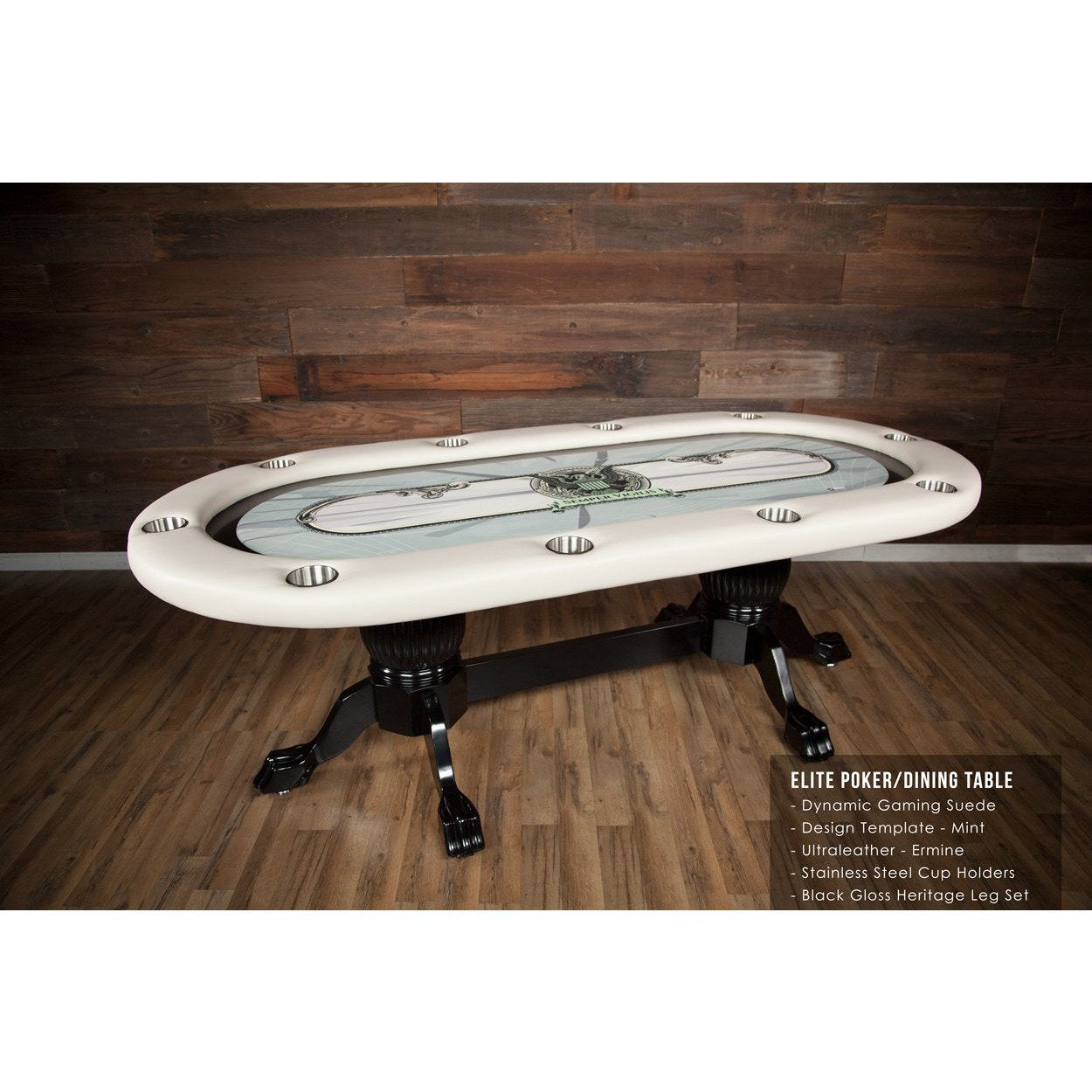Bbo the elite poker table MINT Elite Ultra leather Cashmere