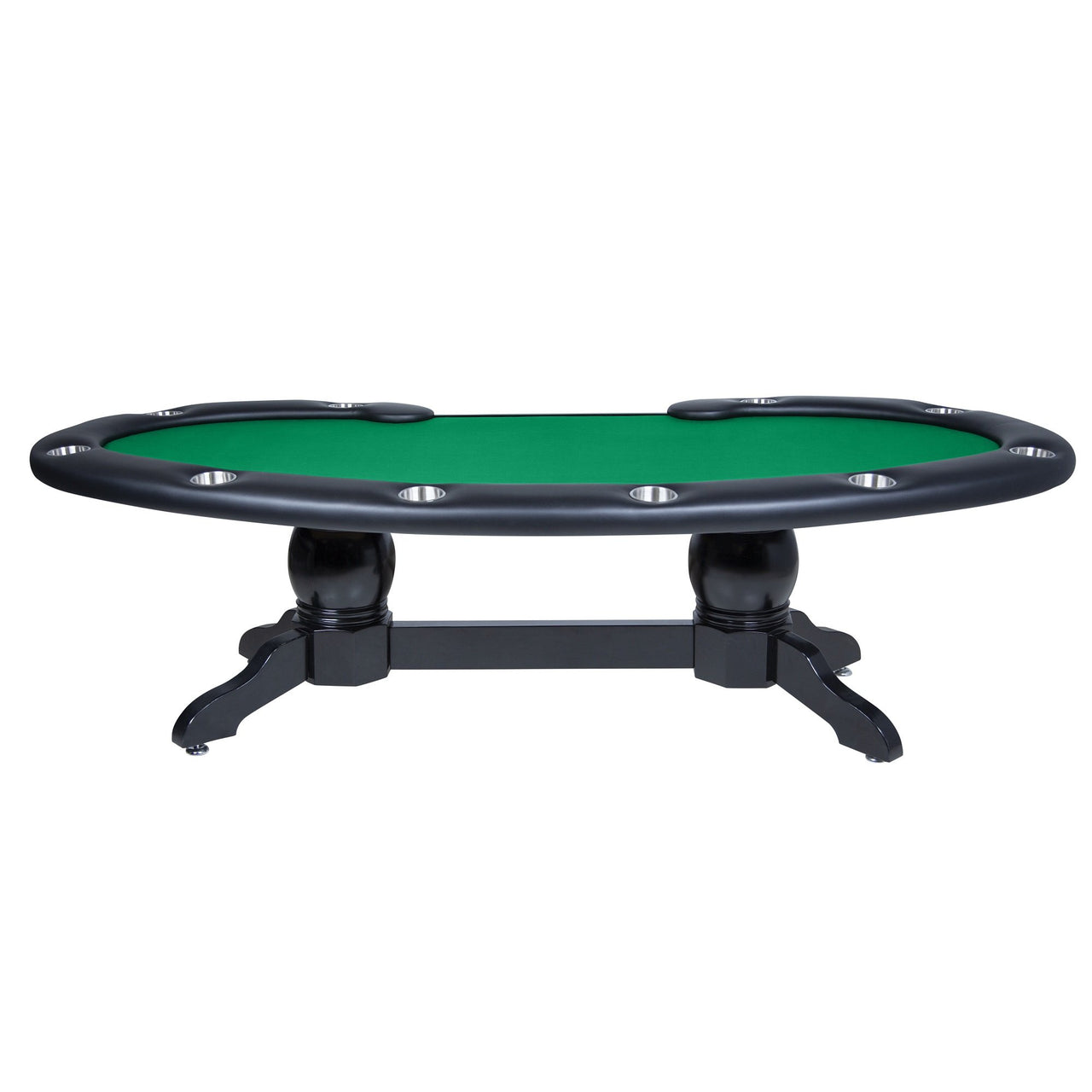 Black Prestige X cupholders Velveteen green