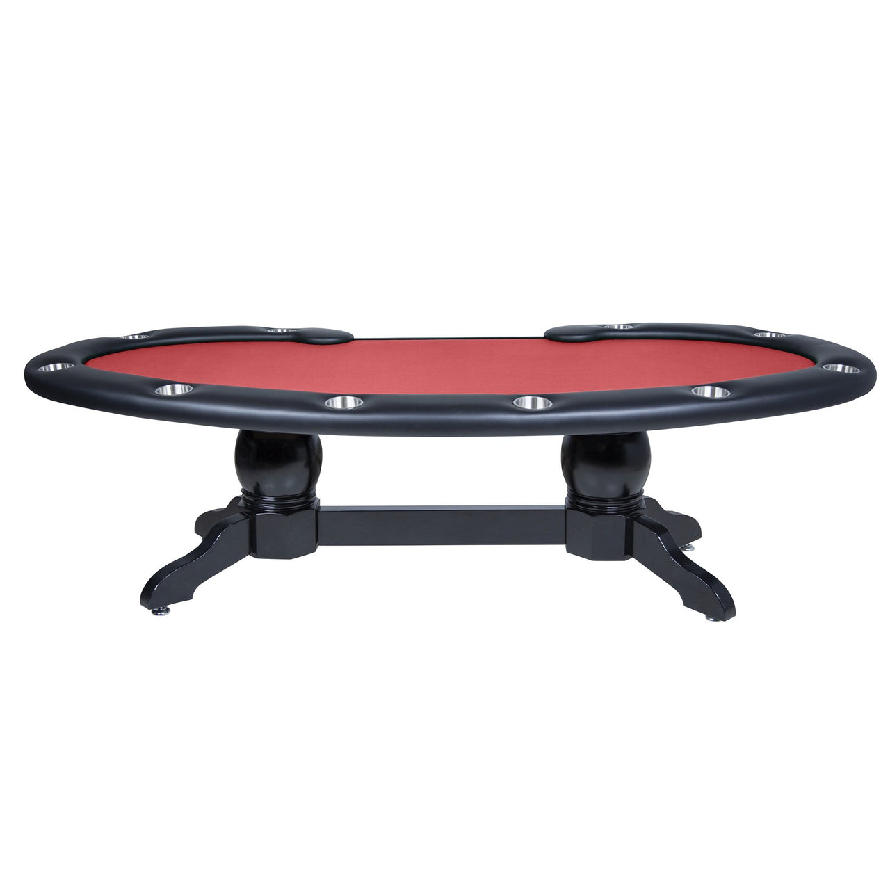 Black Prestige X cupholders Velveteen red