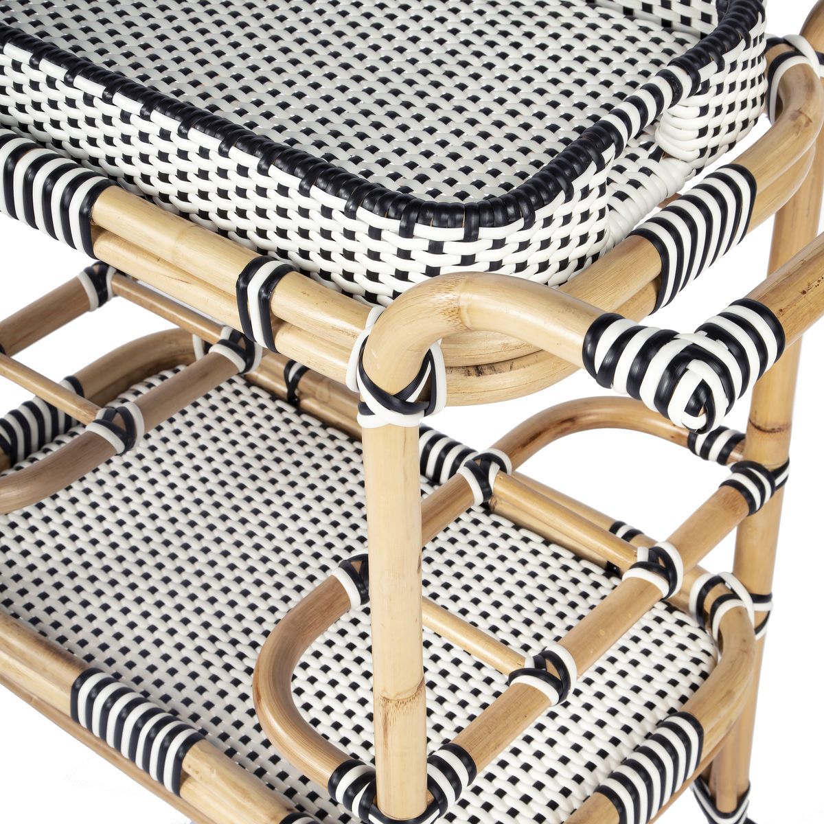 Butler Specialty Selena Rattan Bar Car