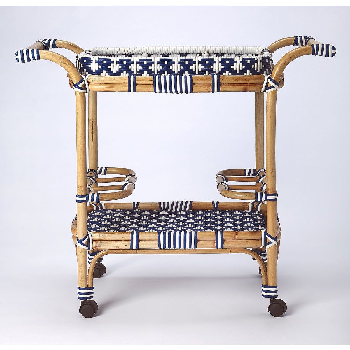 Butler Specialty Selena Rattan Bar Car