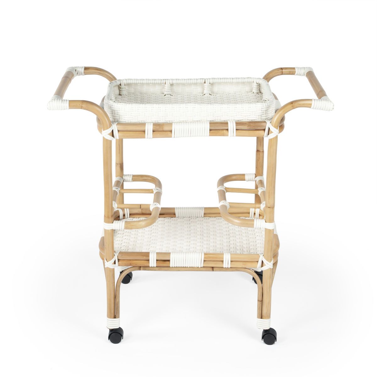 Butler Specialty Selena Rattan Bar Car