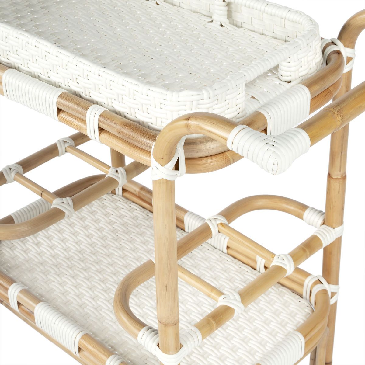 Butler Specialty Selena Rattan Bar Car