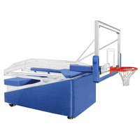 Thumbnail for First Team Hurricane Official Size Portable Basketball Goal Series Folded