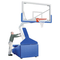Thumbnail for First Team Hurricane Official Size Portable Basketball Goal Series Folding