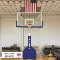Thumbnail for First Team Hurricane Official Size Portable Basketball Goal Series Indoor