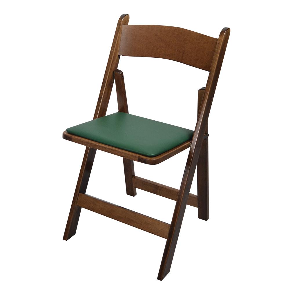 Kestell Maple Folding Chairs - Vinyl
