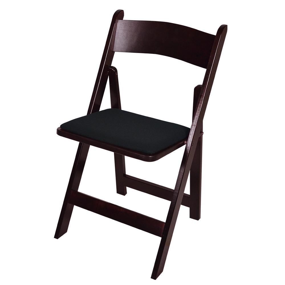 Kestell Maple Folding Chairs - Billiard Fabric