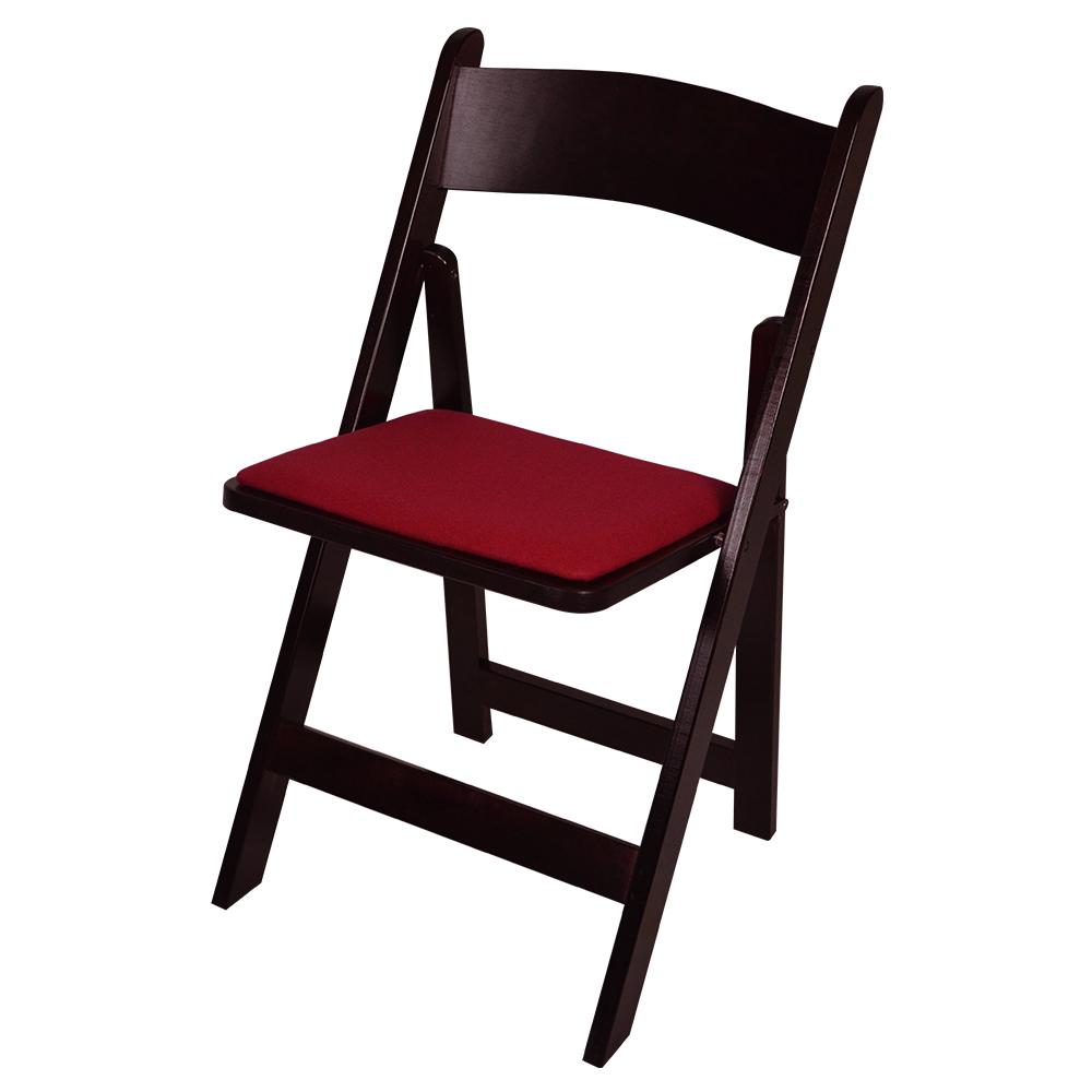 Kestell Maple Folding Chairs - Billiard Fabric