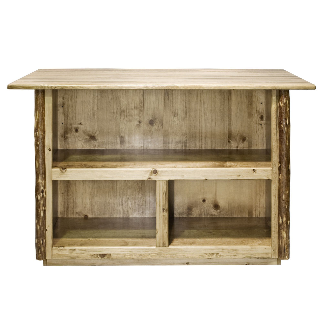 Montana Glacier Country Collection Bar with Foot Rail MWGCBWR side