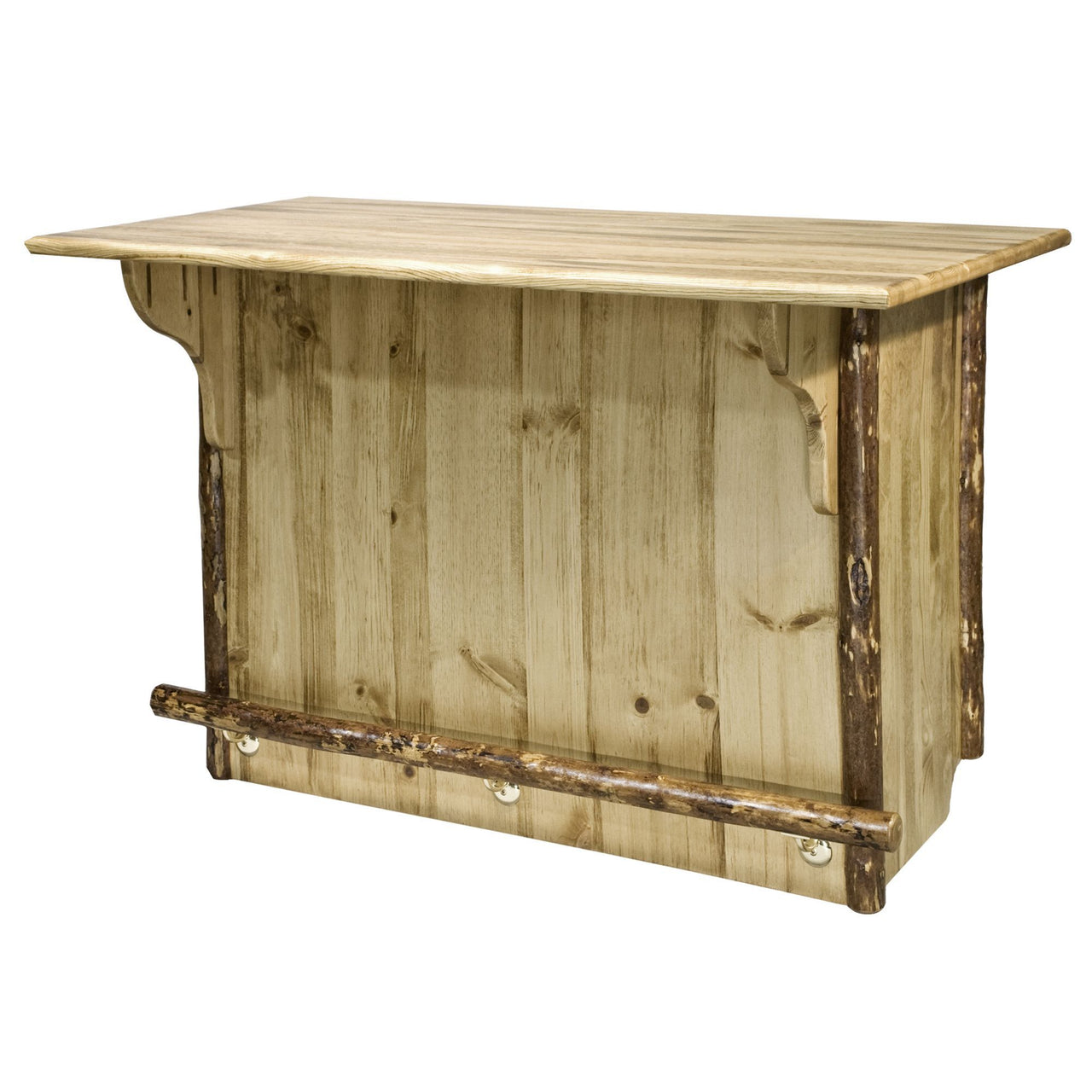 Montana Glacier Country Collection Bar with Foot Rail MWGCBWR side
