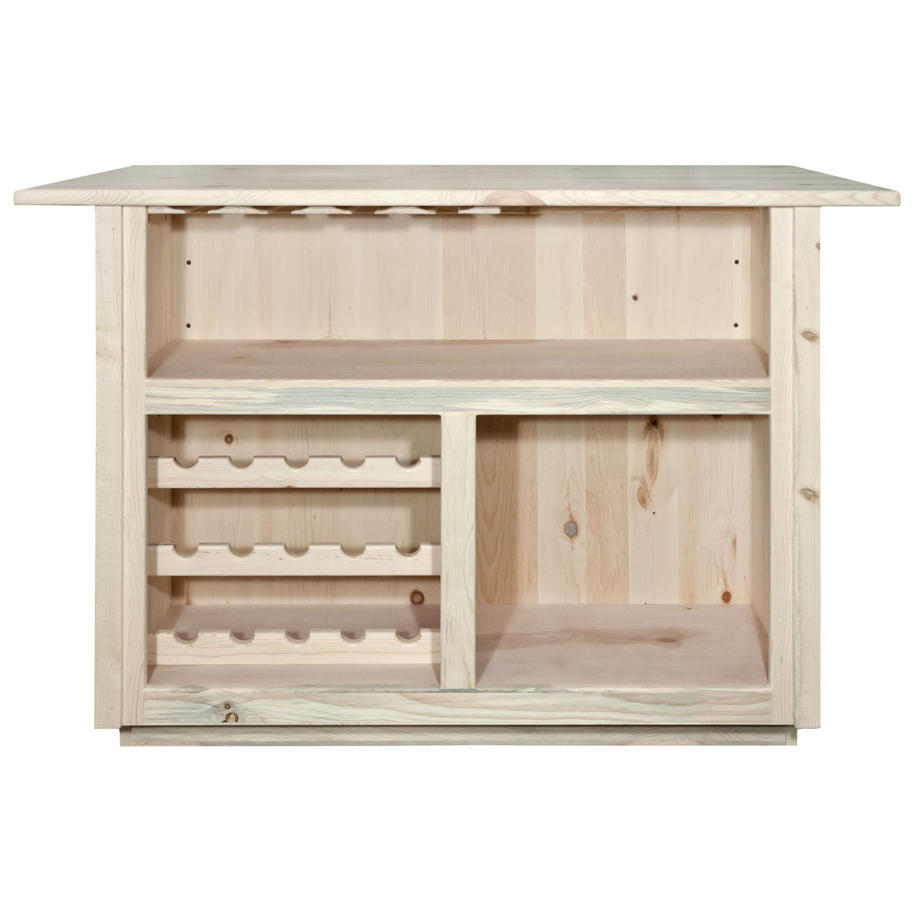 Montana Homestead Collection Deluxe Bar with Foot Rail Read Finish Store