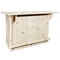 Thumbnail for Montana Homestead Collection Deluxe Bar with Foot Rail Read Finish