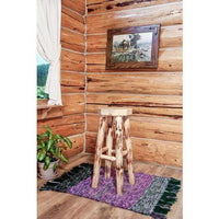 Thumbnail for Montana Woodworks Collection MWBNV Backless Barstool ClearLacquerFinish