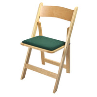 Thumbnail for Kestell Maple Folding Chairs - Billiard Fabric