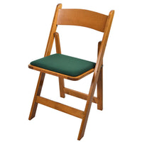 Thumbnail for Kestell Maple Folding Chairs - Billiard Fabric