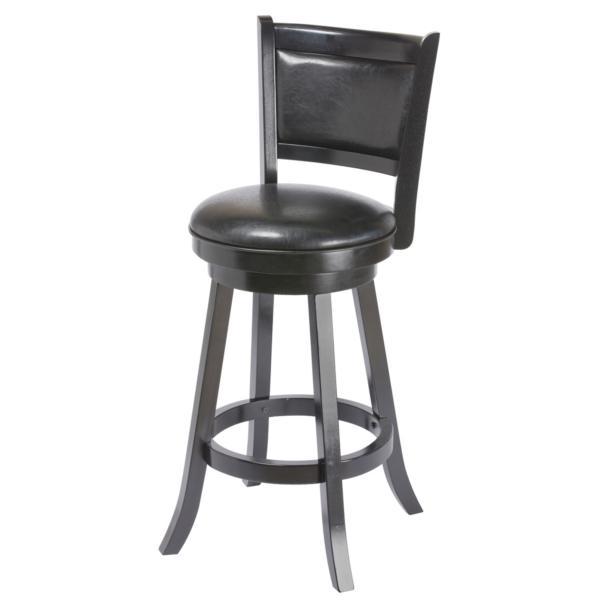 RAM Game Room BBSTL BLK Backed Bar Stools