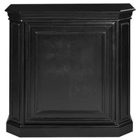 Thumbnail for RAM game room BRCB1 BLK bar cabinet with spindle Front
