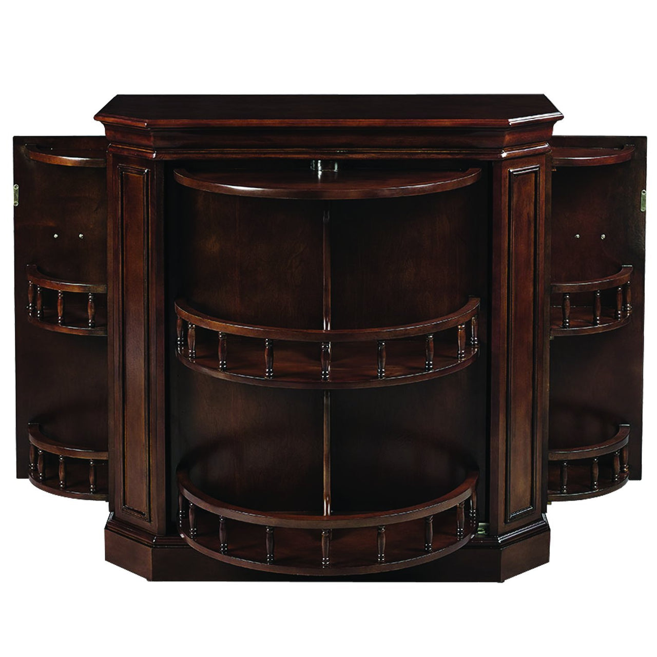 RAM game room BRCB1 CAP bar cabinet with spindle Open