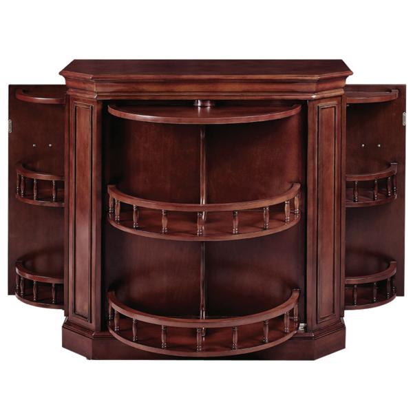 RAM game room BRCB1 ET bar cabinet with spindle Open