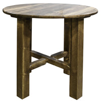 Thumbnail for The Montana Glacier Country Collection MWGCBT Bistro Table Stain Lacquered