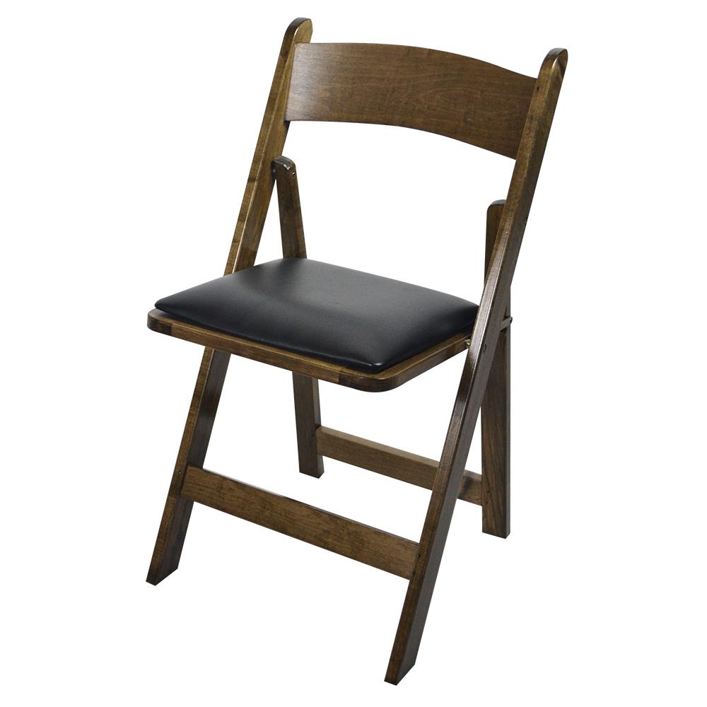 Kestell Maple Folding Chairs - Vinyl