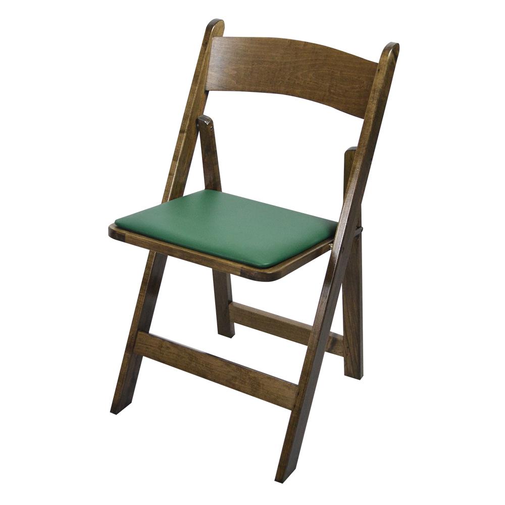 Kestell Maple Folding Chairs - Vinyl