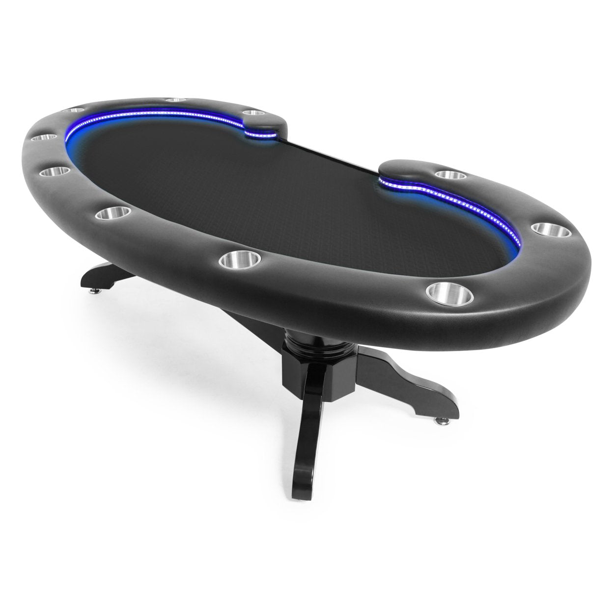 BBO The Lumen HD Poker Table Suited Speed Black